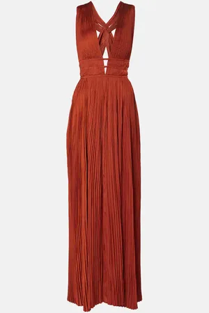 ULLA JOHNSON Vestido de fiesta Veda fruncido