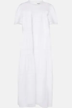 Marant Etoile Vestido midi Geralda de algodón