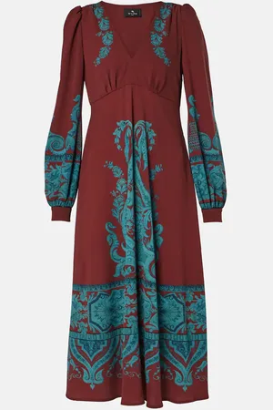 Etro Vestido midi estampado