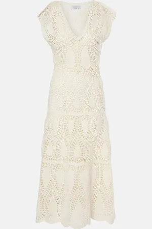 GABRIELA HEARST Vestido largo Waldman de lana y cachemir