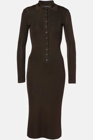 Tom Ford Vestido polo midi