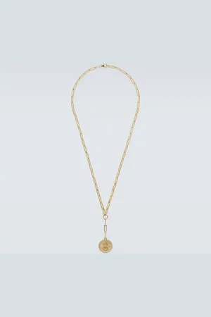 Foundrae Collar Karma de oro de 18 ct con diamante