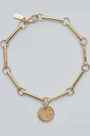 Foundrae Pulsera Karma de oro de 18 ct