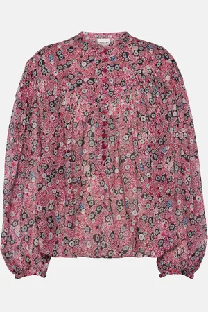 Marant Etoile Blusa Salika de gasa de algodón