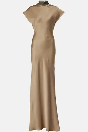 Brunello Cucinelli Vestido largo adornado