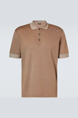 Ermenegildo Zegna Polo de algodón y seda