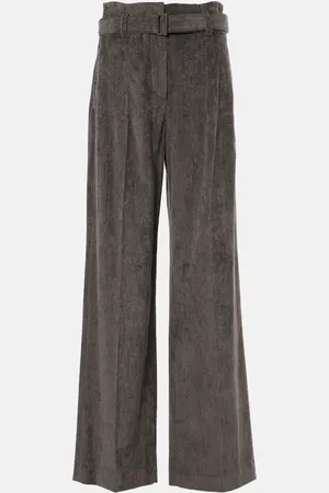 Brunello Cucinelli Pantalones tapered de algodón