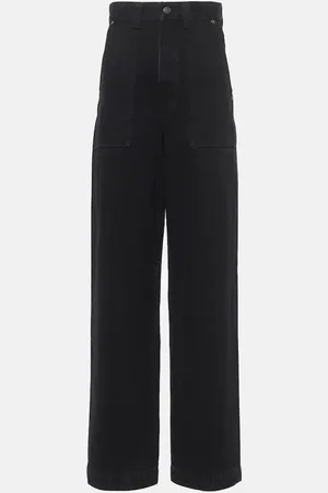 Khaite Jeans rectos Hewitt de tiro alto