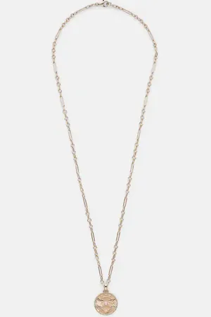 Foundrae Collar Strength de oro de 18 ct con diamante