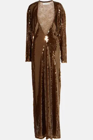 CHRISTOPHER ESBER Vestido de fiesta Triquetra con lentejuelas