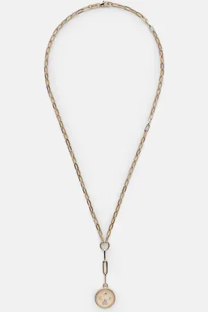 Foundrae Collar Refined Clip de oro de 18 ct con diamantes