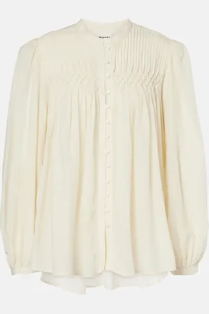 Marant Etoile Blusa Dorothe de gasa