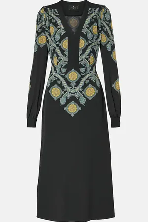 Etro Vestido midi estampado