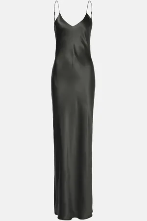 NILI LOTAN Vestido lencero de seda