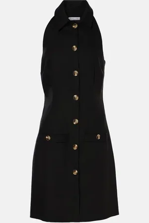 VERONICA BEARD Vestido camisero Roxanne de mezcla de lino