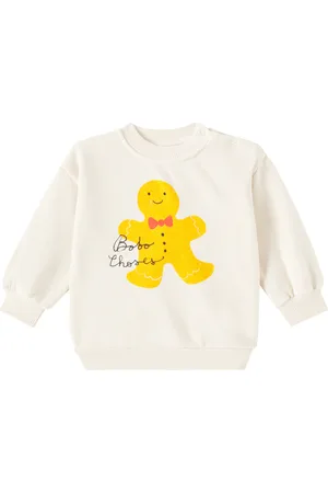Bobo Choses Sudadera Gingerbread de algodón