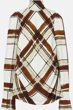 DRIES VAN NOTEN Top a cuadros