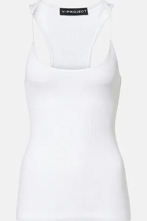 Y / PROJECT Tank top en jersey de algodón