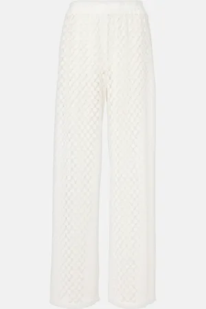 Melissa Odabash Pantalones palazzo Adi de tiro alto