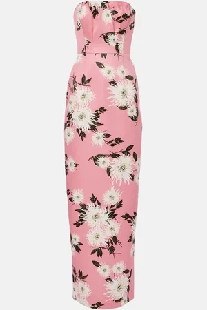 EMILIA WICKSTEAD Vestido de fiesta Emine de tafetán floral