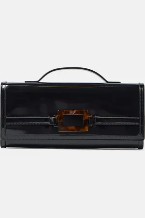 Roger Vivier Clutch Belle Vivier de piel