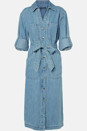 VERONICA BEARD Vestido camisero Evelyn de denim