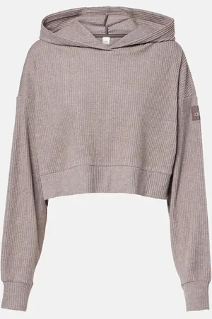 alo Sudadera con capucha cropped Muse