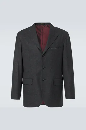 Rubinacci Blazer de franela de lana