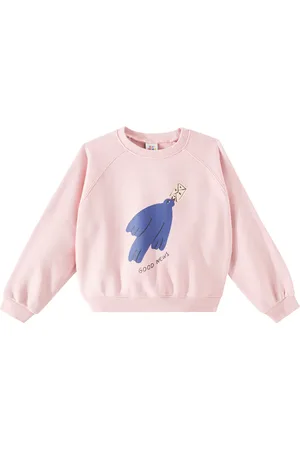 Jelly Mallow Sudadera Bird de algodón estampada