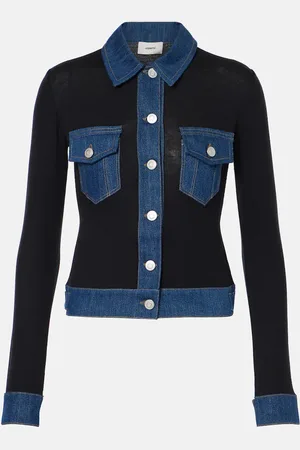 COPERNI Top con ribetes en denim