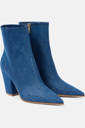 Gianvito Rossi Botines Keinna 85 de denim