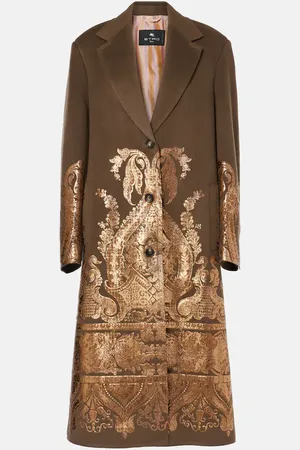 Etro Abrigo de lana y cachemir con Paisley