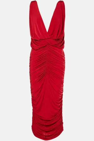 MAGDA BUTRYM Vestido midi drapeado