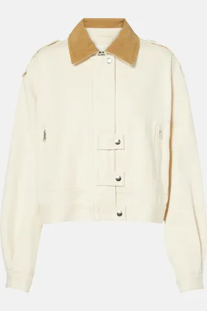 Marant Etoile Chaqueta Julie de denim con pana