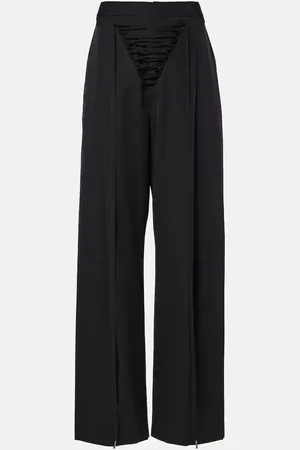 Jean Paul Gaultier Pantalones anchos de lana