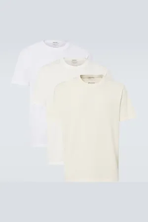 Maison Margiela Set de 3 camisetas de jersey de algodón