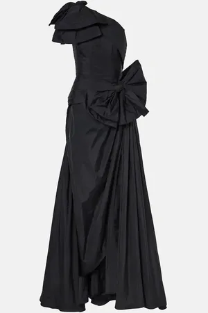 Elie saab Vestido de fiesta de tafetán con lazo