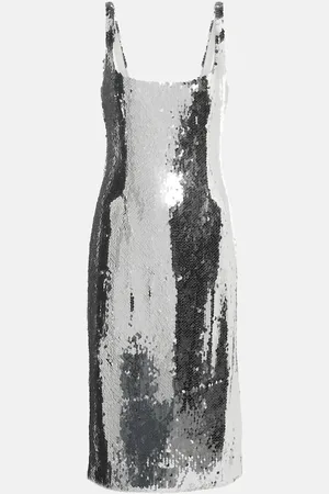 MAGDA BUTRYM Vestido midi con lentejuelas
