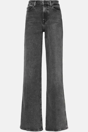 7 for all Mankind Jeans anchos de tiro alto