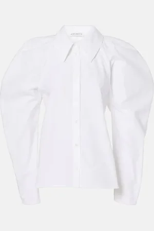Nina Ricci Camisa de algodón con abertura