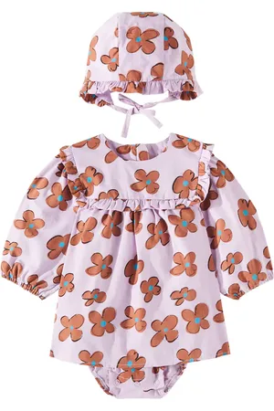 Jelly Mallow Bebé - set Fun Flower de vestido y gorro