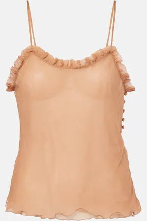 Chloé Chloé Top lencero con volantes