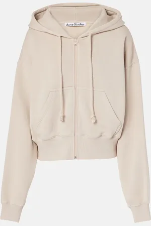Acne Studios Sudadera con capucha de algodón bordada