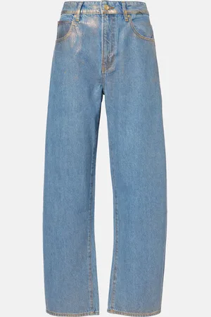 Frame Jeans barrel fit de tiro alto