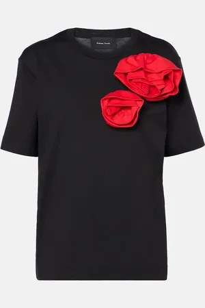 Simone Rocha Camiseta Boy de algodón floral