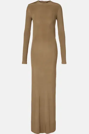 Saint Laurent Vestido largo de jersey