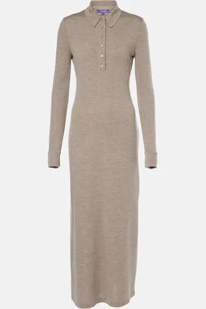 Ralph Lauren Vestido de jersey de lana