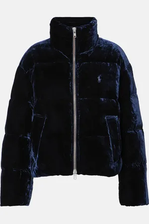 Ralph Lauren Chaqueta de plumas de terciopelo