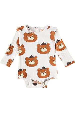 Tiny Cottons Bebé - body Bears de mezcla de algodón