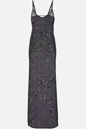 Saint Laurent Vestido lencero de jersey